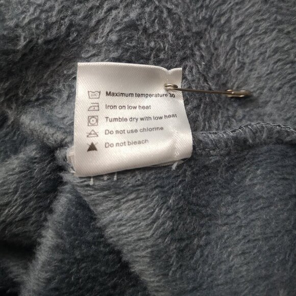 Bearsland Ladies Size Medium Grey Breastfeeding Faux Fur Lined Drawstring Hoodie - Picture 6 of 11